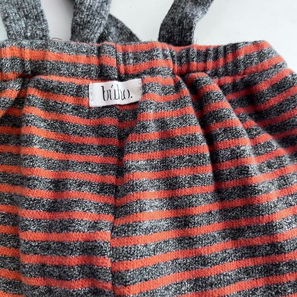 Buho boys knit striped suspender pants overalls size 12 months - Picture 10 of 10